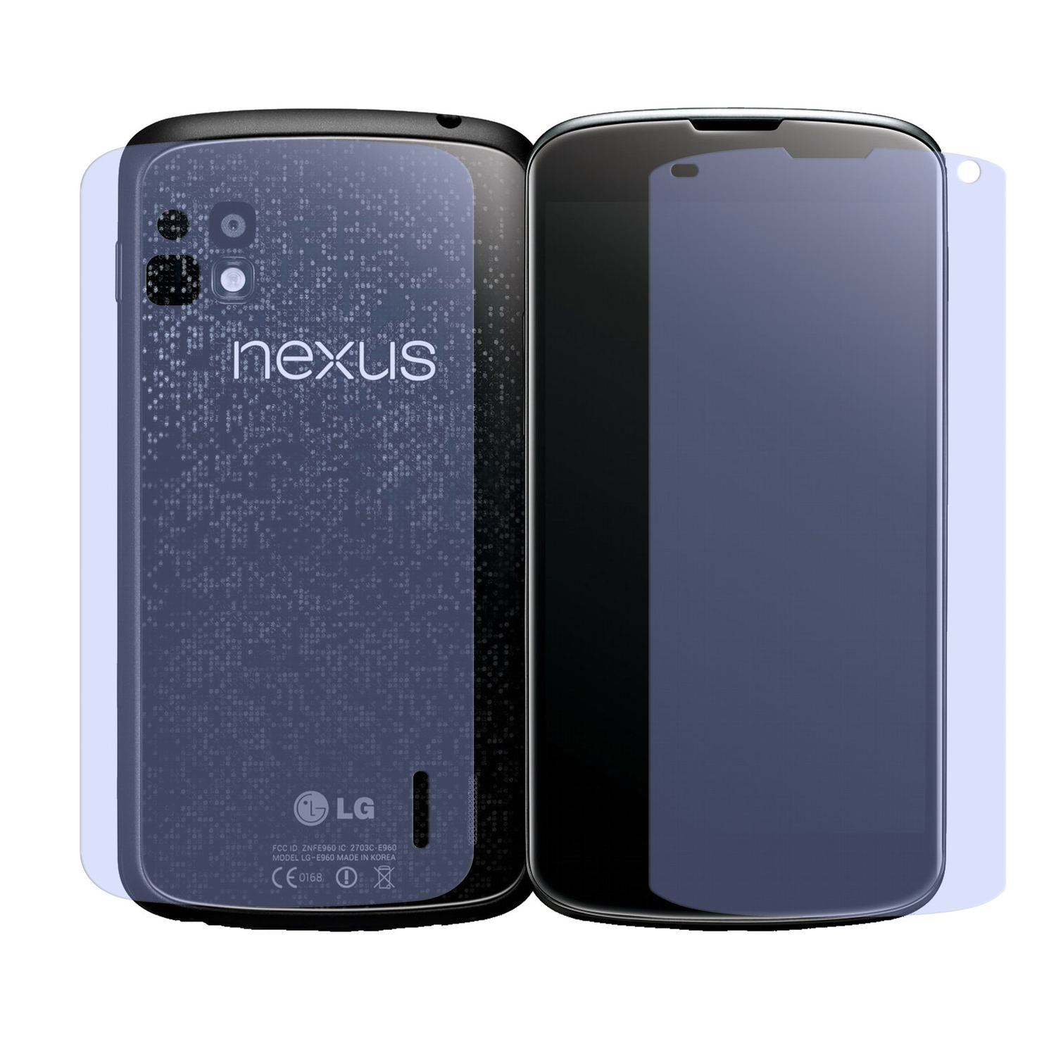 4x Schutzfolie klar für Google Nexus 4 LG Display- (2)