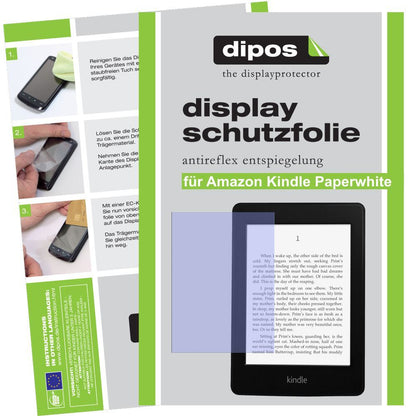 2x Schutzfolie matt für Kindle Paperwhite Amazon D (1)