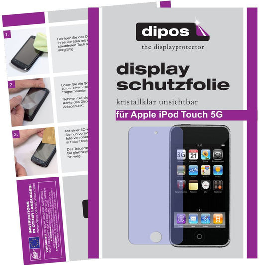 2x Schutzfolie klar für iPod Touch 5G Apple Displa (1)