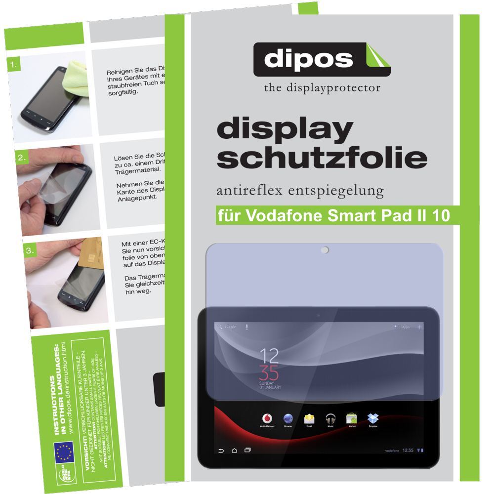 2x Schutzfolie matt für Smart Pad II 10 Vodafone D (1)