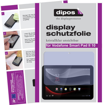 2x Schutzfolie klar für Smart Pad II 10 Vodafone D (1)