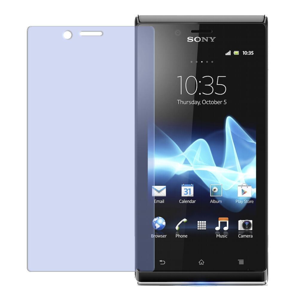 2x Schutzfolie klar für Xperia J ST26i Sony Displa (2)