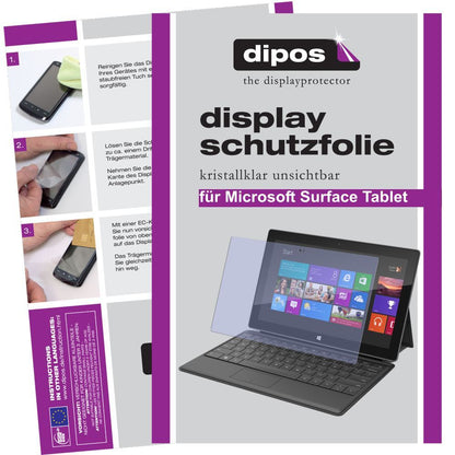 2x Schutzfolie klar für Surface Tablet Microsoft D (1)