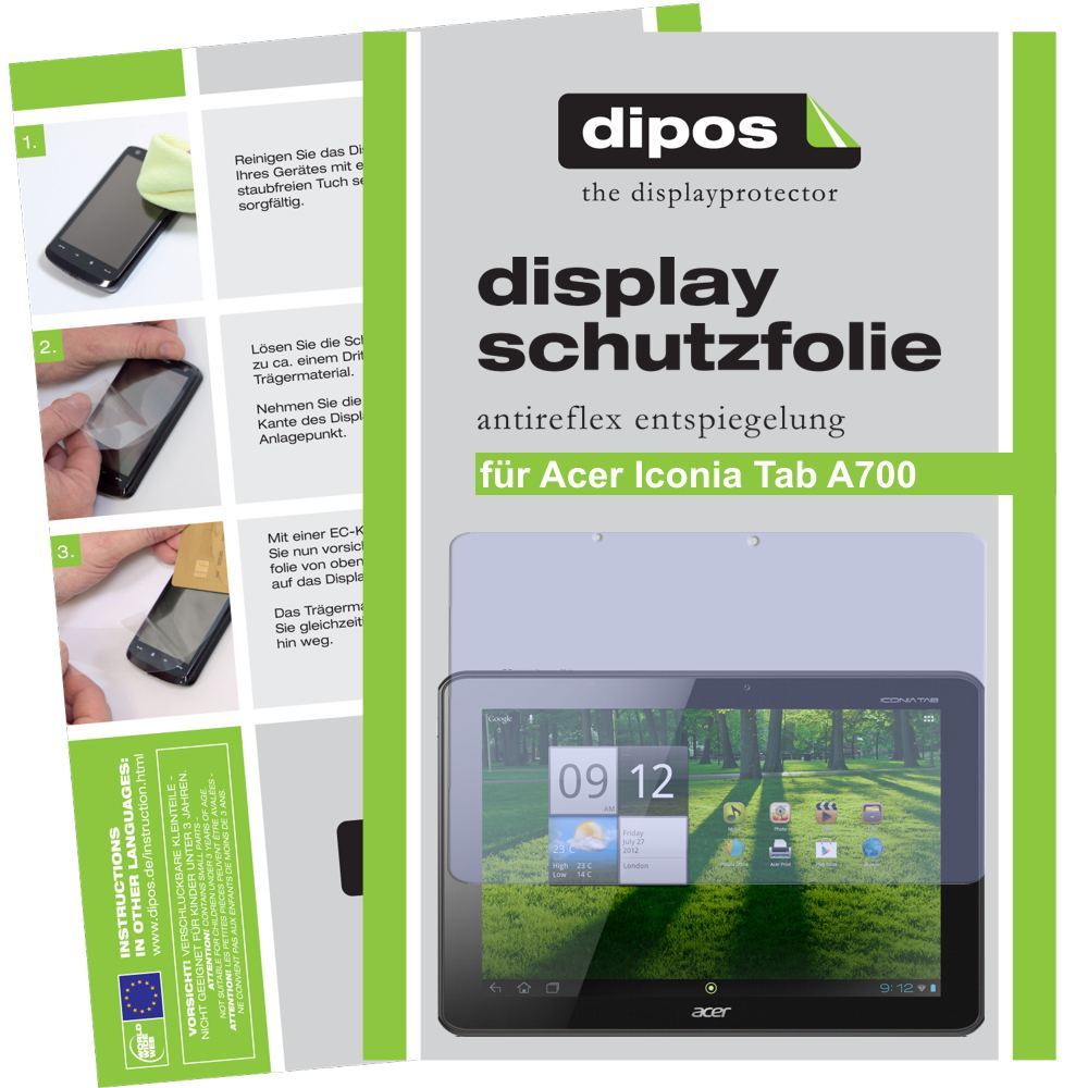 1x Schutzfolie matt für Iconia Tab A700 Acer Displ (1)