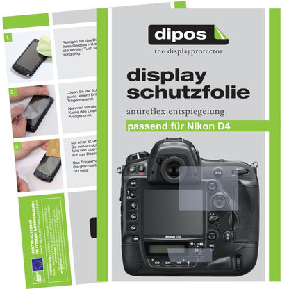 2x Schutzfolie matt für D4 Nikon Display-Schutzfol (1)