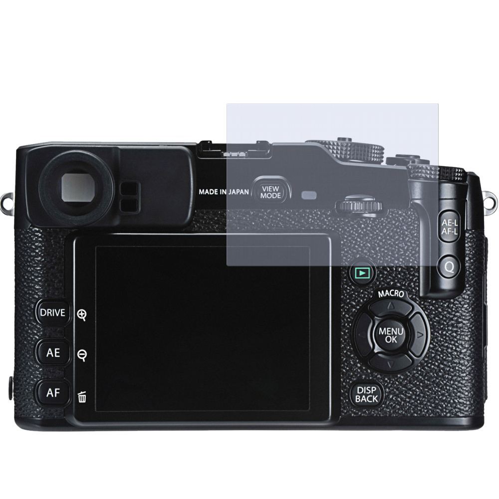 2x Schutzfolie klar für X-Pro 1 Fujifilm Display-S (2)
