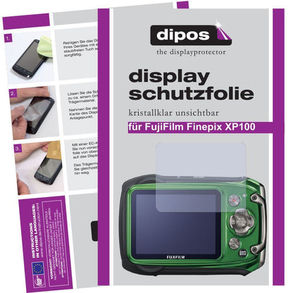 2x Schutzfolie klar für Finepix XP100 Fujifilm Dis (1)