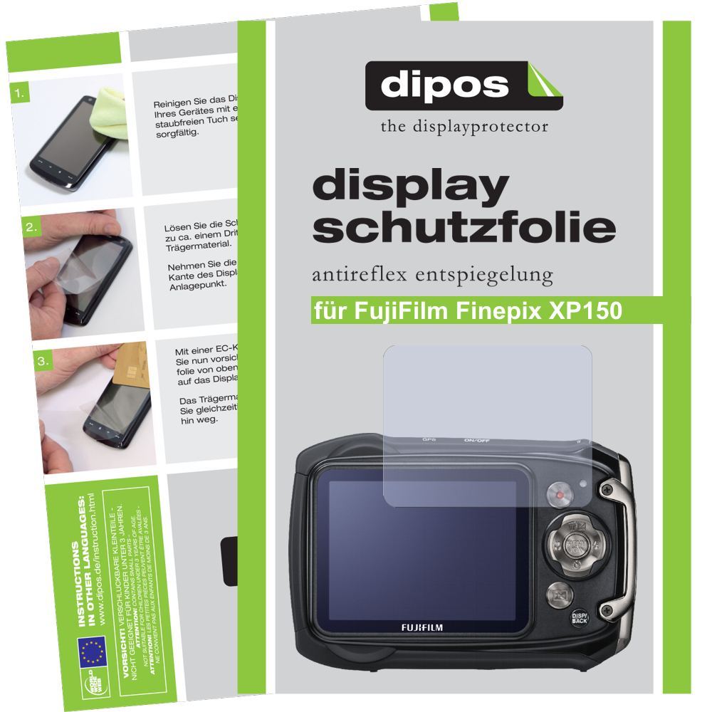 2x Schutzfolie matt für Finepix XP150 Fujifilm Dis (1)
