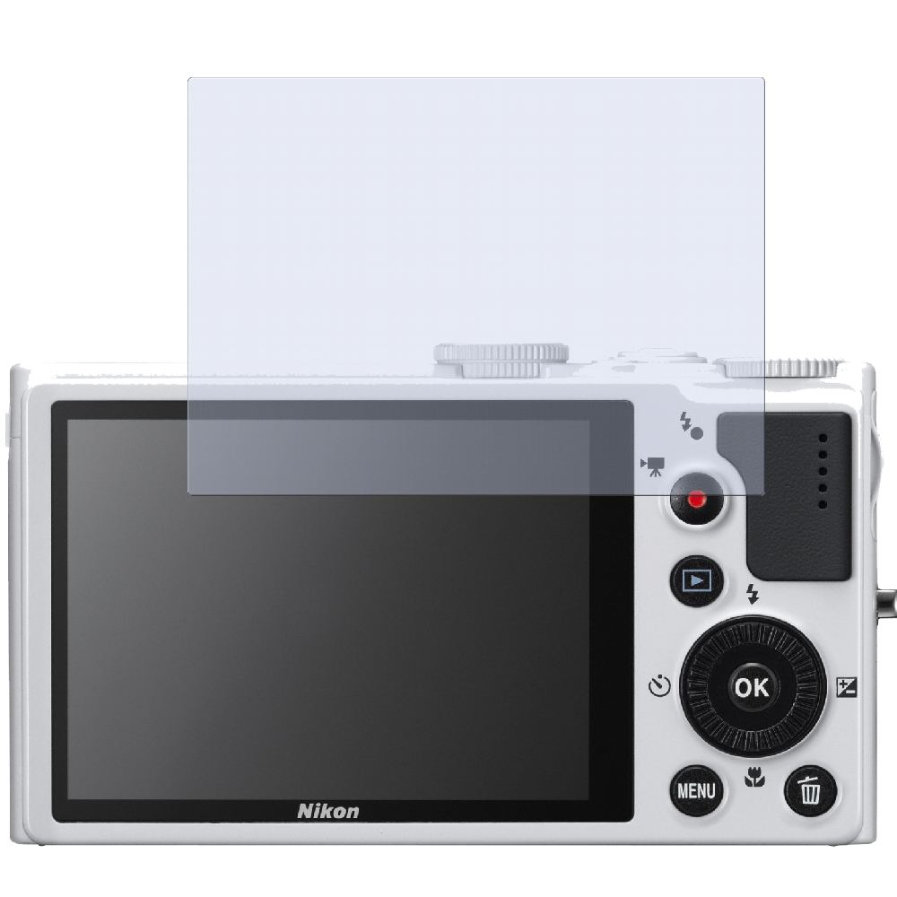2x Schutzfolie klar für Coolpix P310 Nikon Display (2)