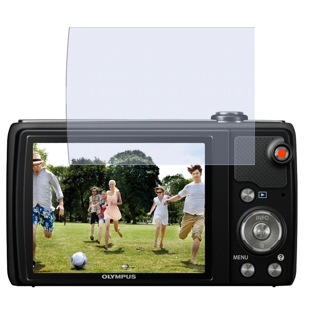 2x Schutzfolie klar für VR-340 Olympus Display-Sch (2)