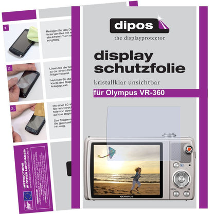 2x Schutzfolie klar für VR-360 Olympus Display-Sch (1)