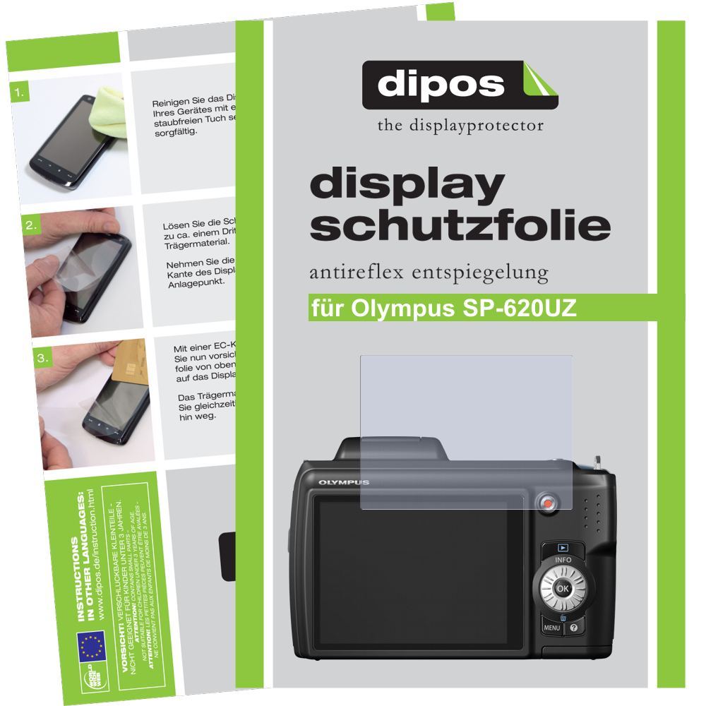 2x Schutzfolie matt für SP-620 UZ Olympus Display- (1)