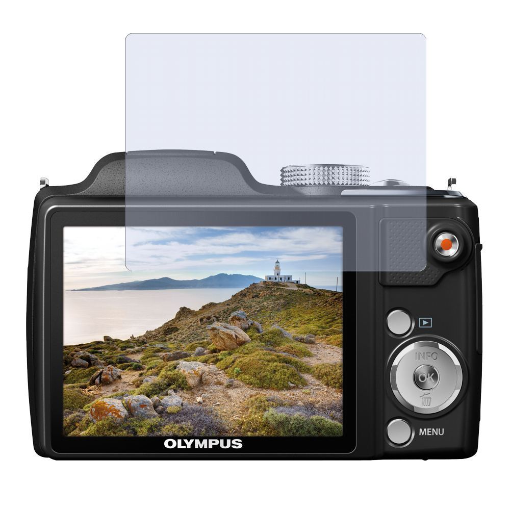 2x Schutzfolie klar für SP-720 UZ Olympus Display- (2)
