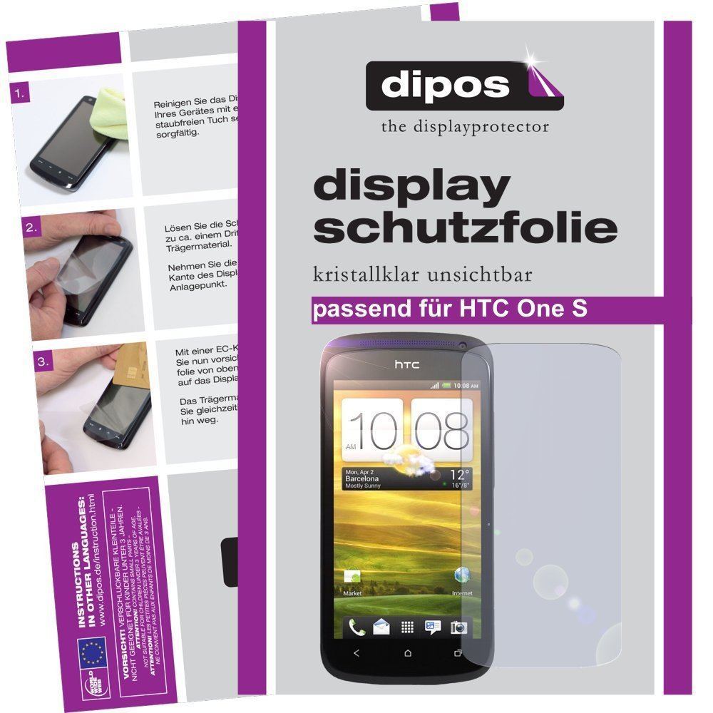 2x Schutzfolie klar für ONEs HTC Display-Schutzfol (1)