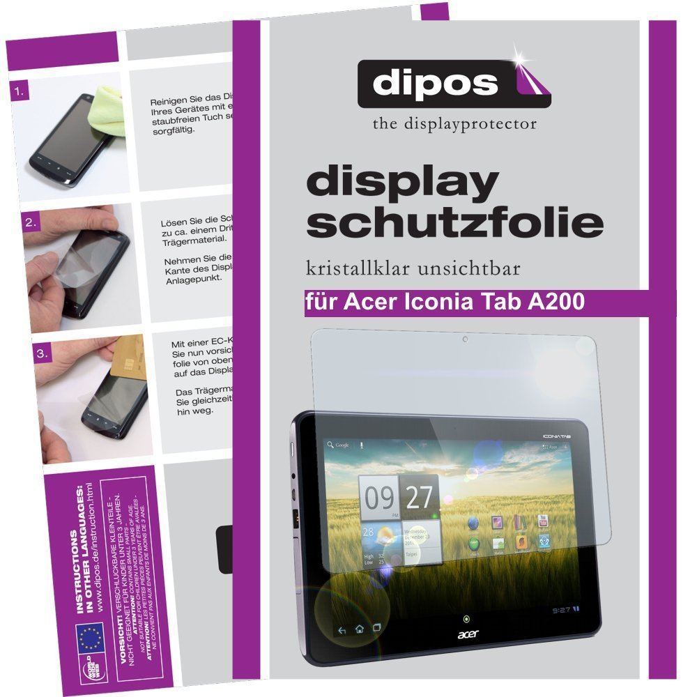 1x Schutzfolie klar für Iconia Tab A200 Acer Displ (1)