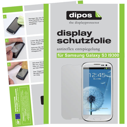 8x Schutzfolie matt für Galaxy S3 i9300 Samsung Di (1)