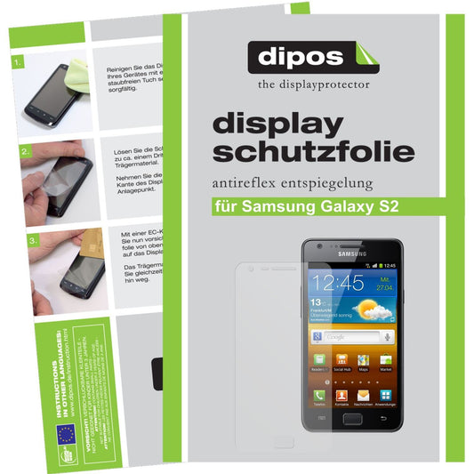 6x Schutzfolie matt für i9100 Galaxy S2 Samsung Di (1)