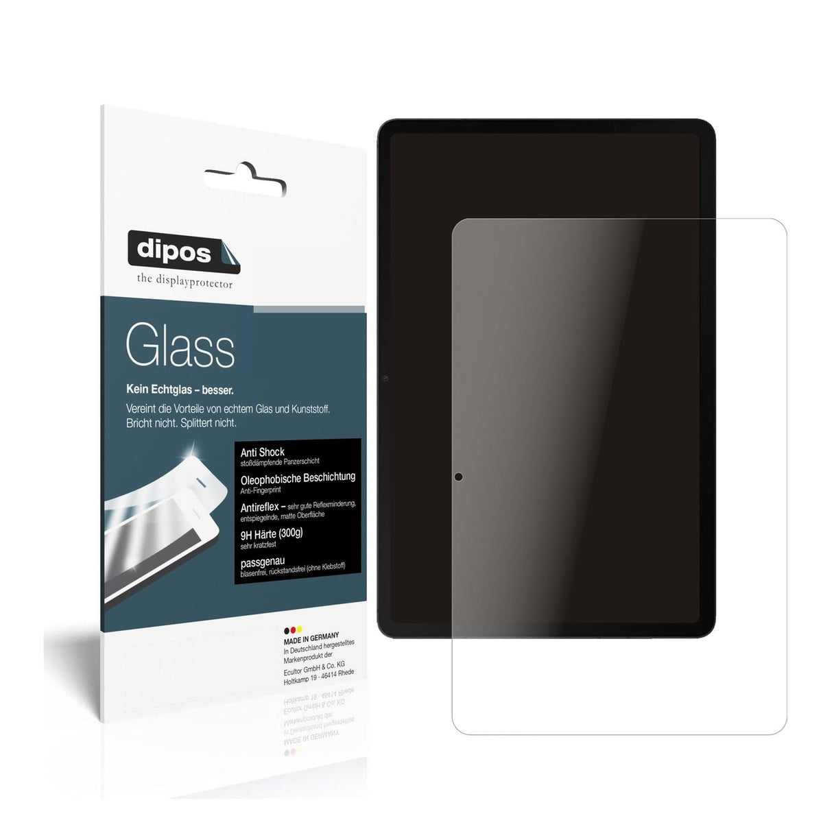 1x 9H Schutzfolie matt für Samsung Galaxy Tab S8 Panzerfolie
