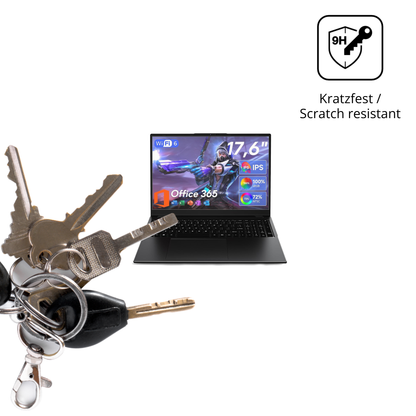 dipos Displayschutz für jumper N95 17.6, mattierte Oberfläche, robuste Festigkeit und perfekte Passform