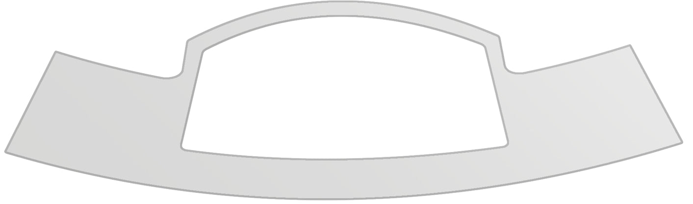 dipos Displayschutz für Jura D6 Tropfblech, mattierte Oberfläche, geringe Dicke und perfekte Passform