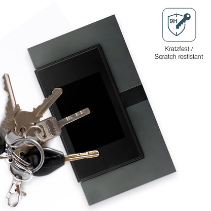 dipos Displayschutz für Jura Ena 5, mattierte Oberfläche, robuste Festigkeit und perfekte Passform