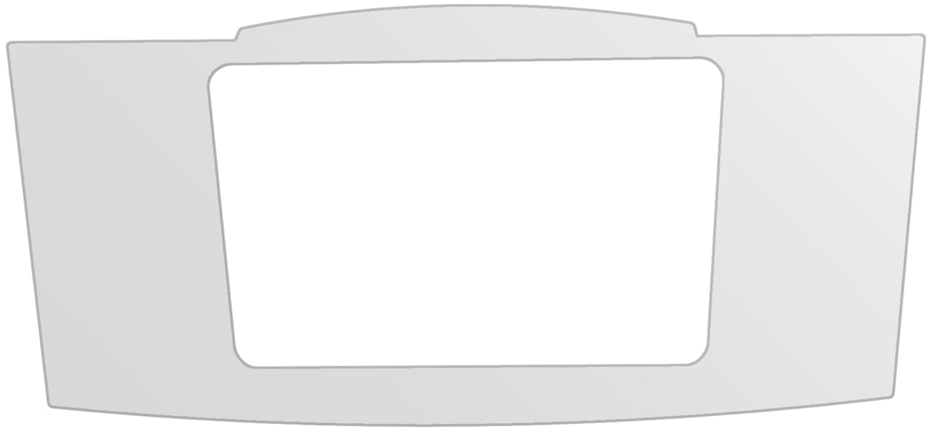 dipos Displayschutz für Jura F Series F9 Tropfblech, mattierte Oberfläche, geringe Dicke und perfekte Passform
