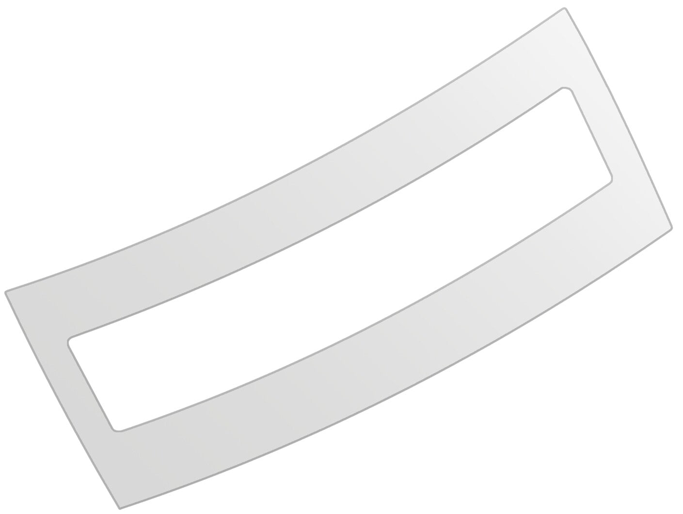 dipos Displayschutz für Jura J95 Tropfblech, mattierte Oberfläche, geringe Dicke und perfekte Passform