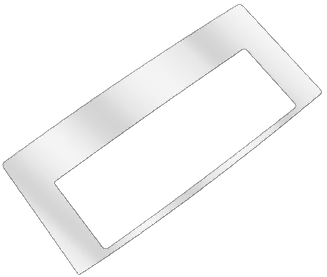 dipos Displayschutz für Jura Z8 Tropfblech, transparente Oberfläche, geringe Dicke und perfekte Passform