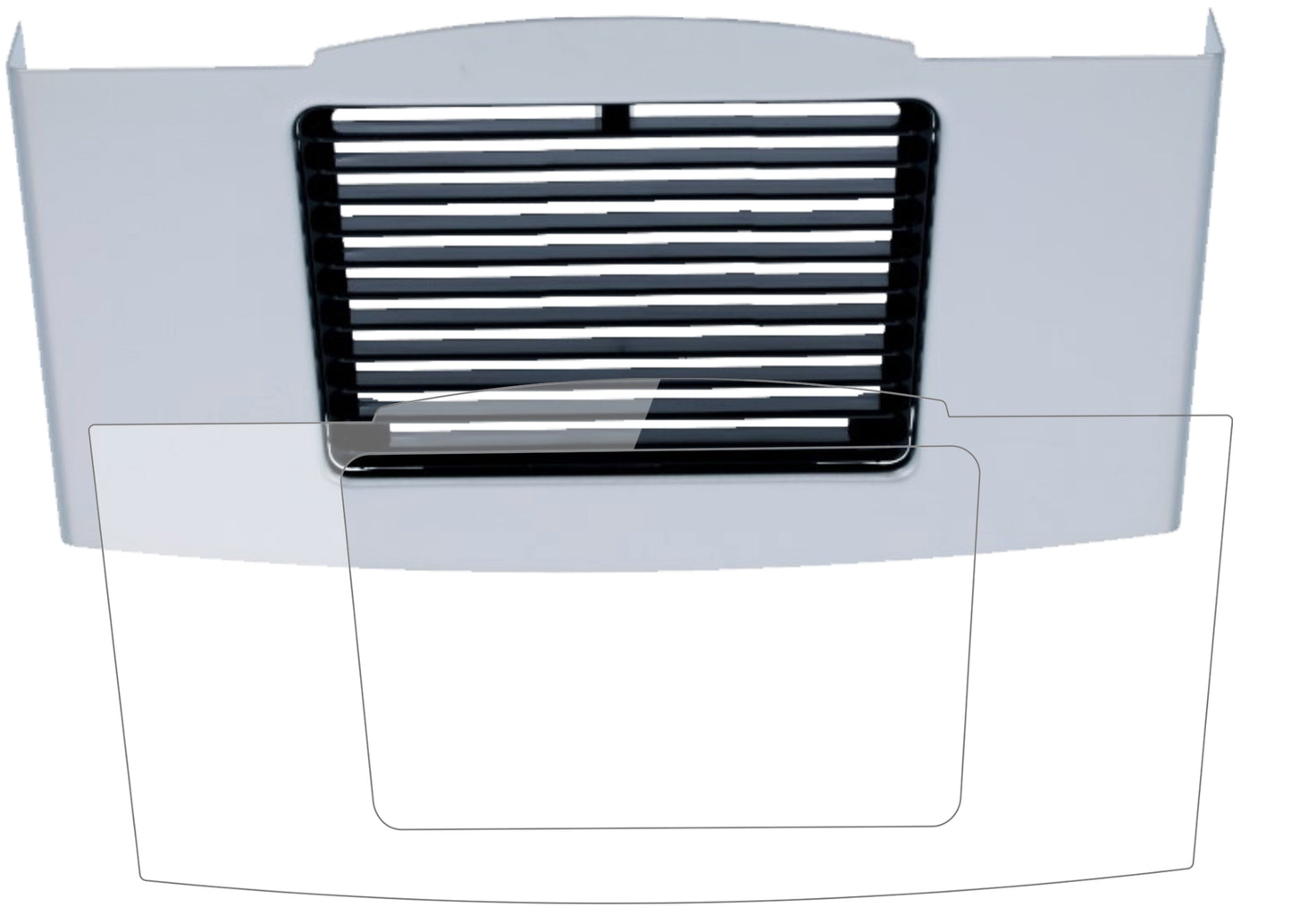 1x 9H Schutzfolie für Jura F Series F7 Tropfblech Panzerfolie