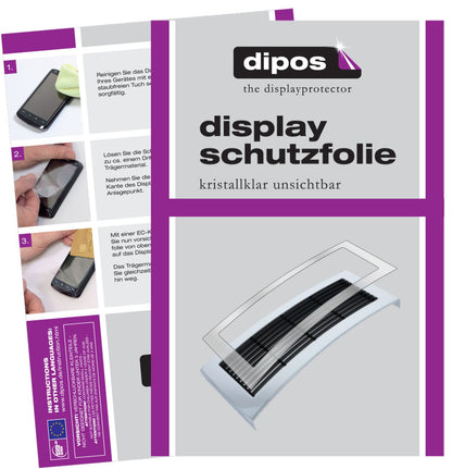 1x Schutzfolie klar für Jura X9c Tropfblech Display-Schutzfolie