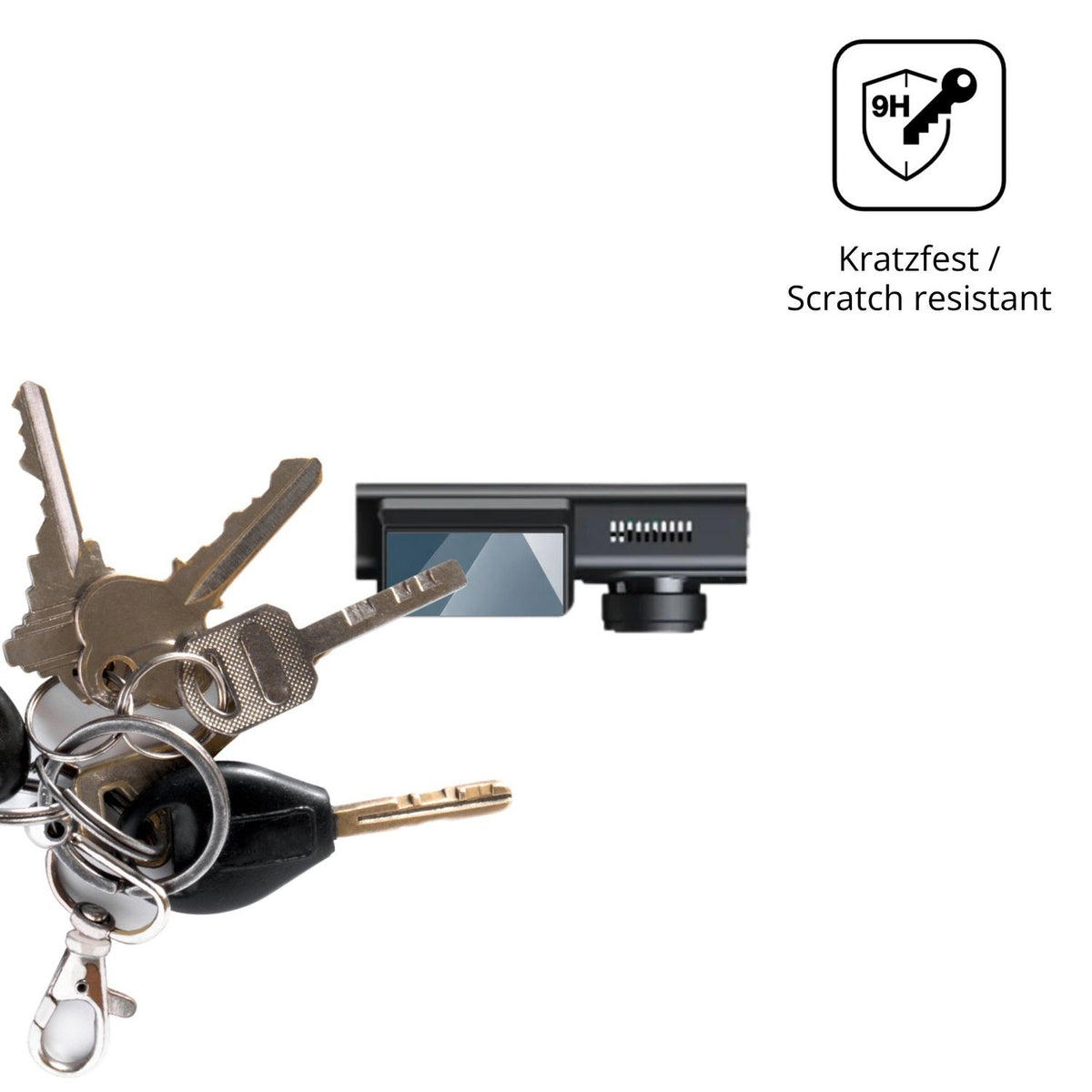 dipos Displayschutz für JXpxbao Roadguard Pro, transparente Oberfläche, perfekte Passform auch für die Rundungen