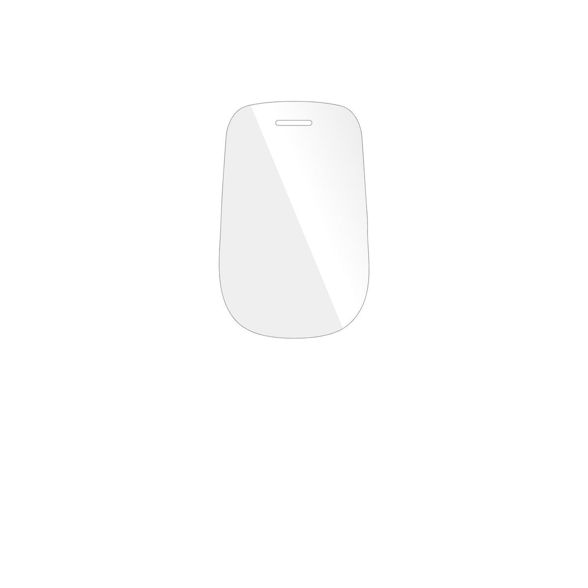 dipos Displayschutz für Karbonn K324n, transparente Oberfläche, geringe Dicke und perfekte Passform