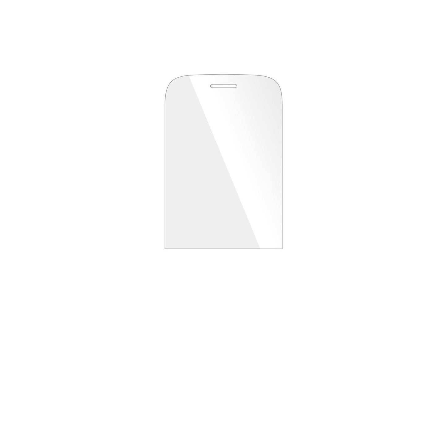 dipos Displayschutz für Karbonn K49 Rock, transparente Oberfläche, geringe Dicke und perfekte Passform