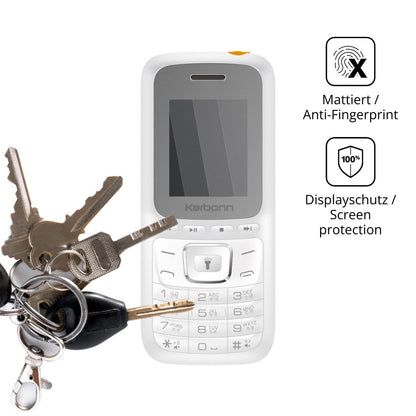 dipos Displayschutz für Karbonn K7 Power, mattierte Oberfläche, Blickschutzfilter und perfekter Passform
