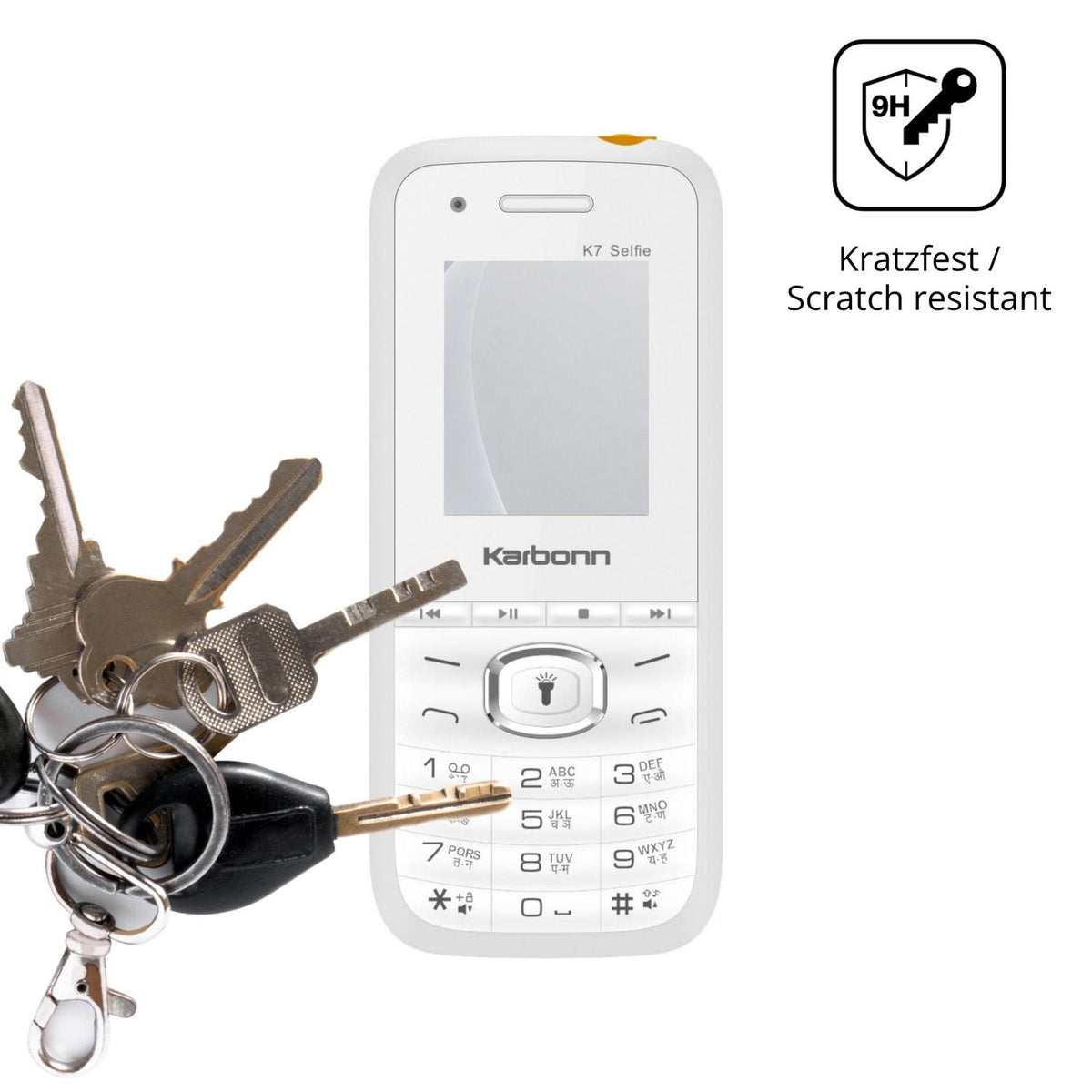 dipos Displayschutz für Karbonn K7 Selfie, mattierte Oberfläche, robuste Festigkeit und perfekte Passform