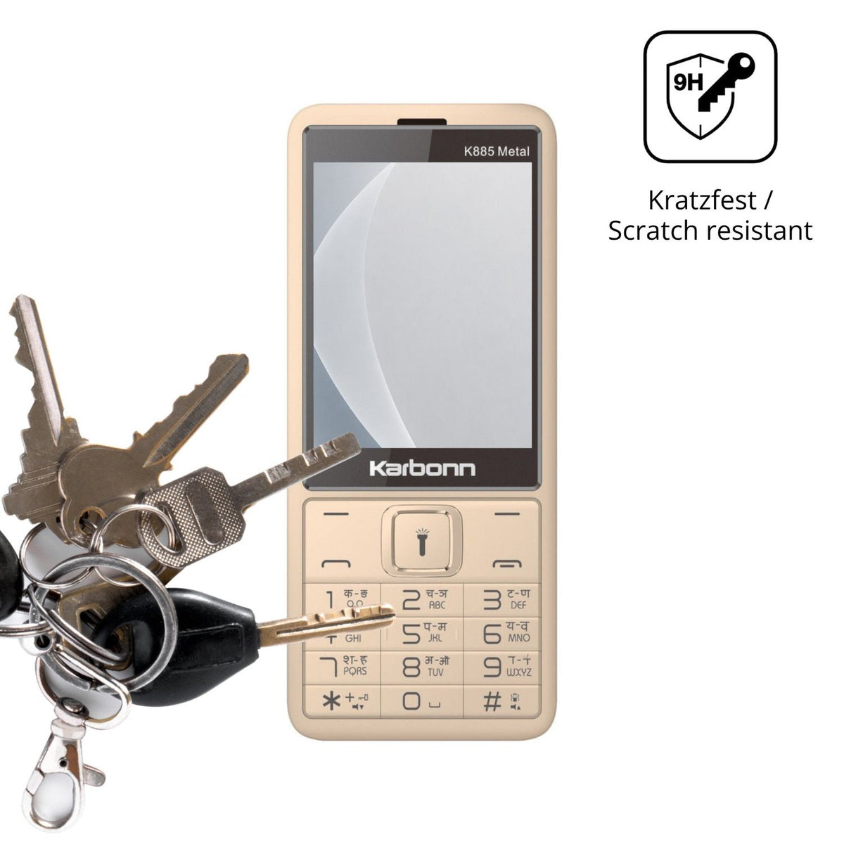 dipos Displayschutz für Karbonn K885 Metal, mattierte Oberfläche, robuste Festigkeit und perfekte Passform