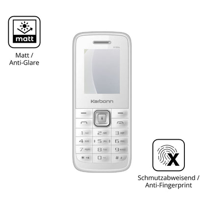 4x Schutzfolie matt für Karbonn K105s Display-Schutzfolie