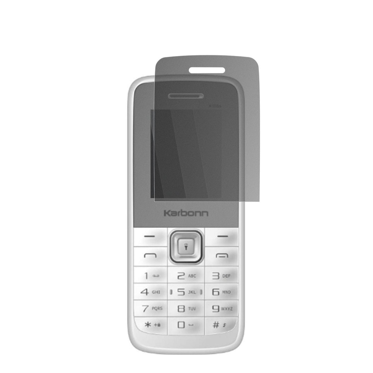 Blickschutzfolie für Karbonn K105s matt Schutzfolie Privacy