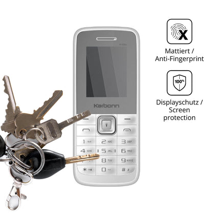 Blickschutzfolie für Karbonn K105s matt Schutzfolie Privacy