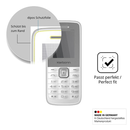 Blickschutzfolie für Karbonn K105s matt Schutzfolie Privacy