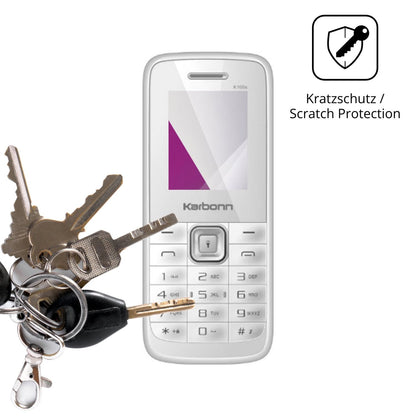 4x Schutzfolie klar für Karbonn K105s Display-Schutzfolie