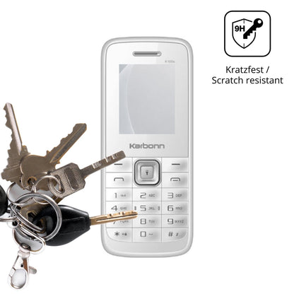 2x 9H Schutzfolie matt für Karbonn K105s Panzerfolie