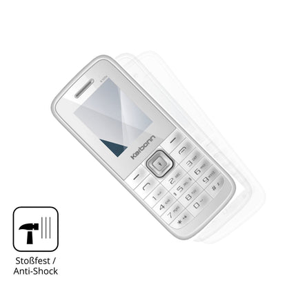 2x 9H Schutzfolie für Karbonn K105s Panzerfolie