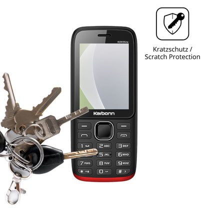 4x Schutzfolie matt für Karbonn K334 Shine Display-Schutzfolie
