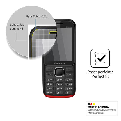 Blickschutzfolie für Karbonn K334 Shine matt Schutzfolie Privacy