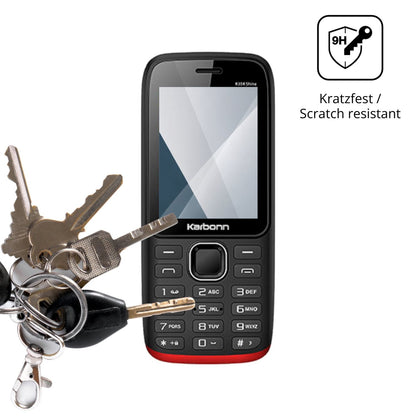 2x 9H Schutzfolie für Karbonn K334 Shine Panzerfolie