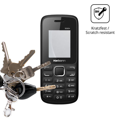 2x 9H Schutzfolie matt für Karbonn K44 Plus Panzerfolie