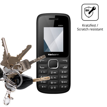 2x 9H Schutzfolie für Karbonn K44 Plus Panzerfolie
