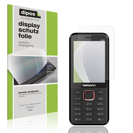 4x Schutzfolie matt für Karbonn K888 Display-Schutzfolie