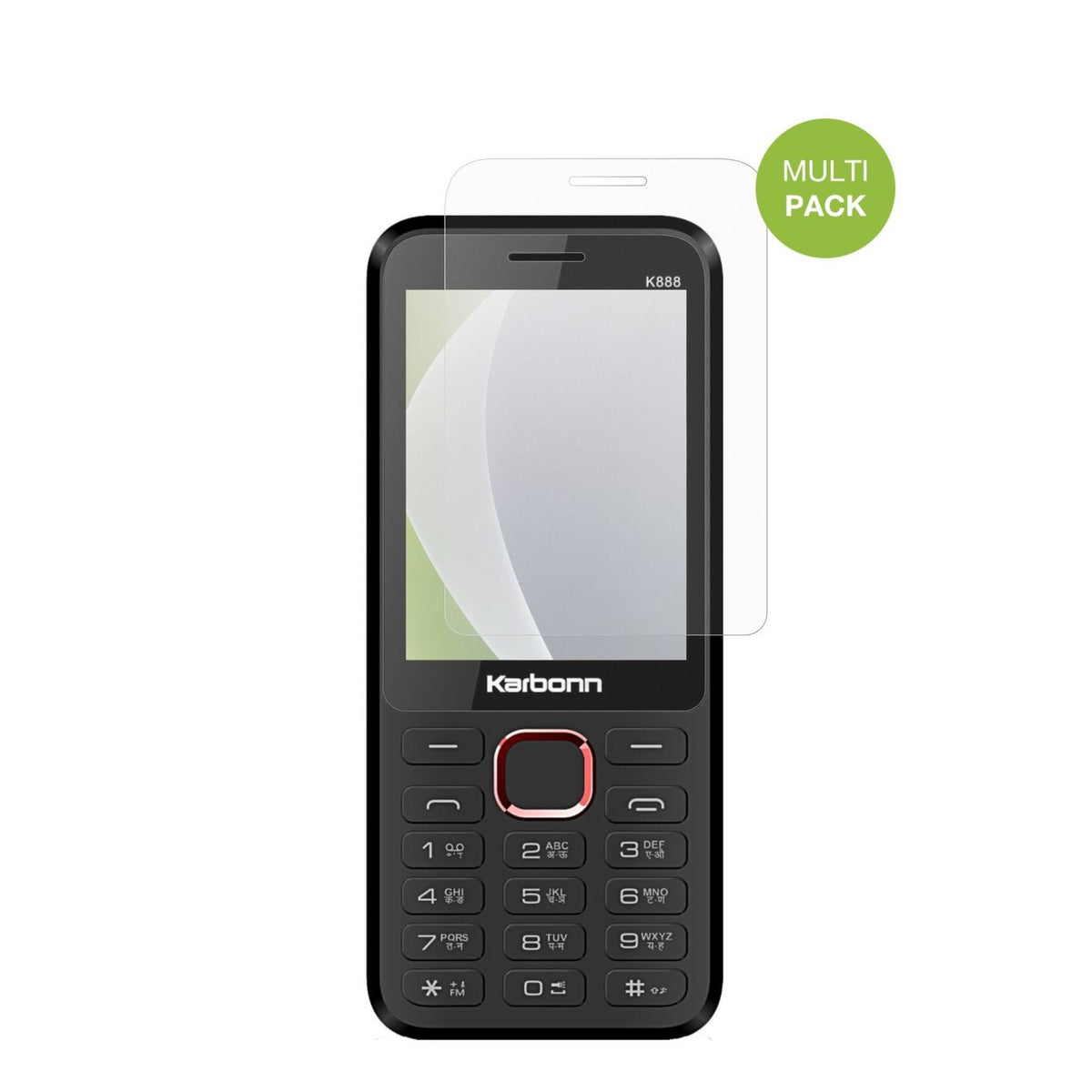4x Schutzfolie matt für Karbonn K888 Display-Schutzfolie